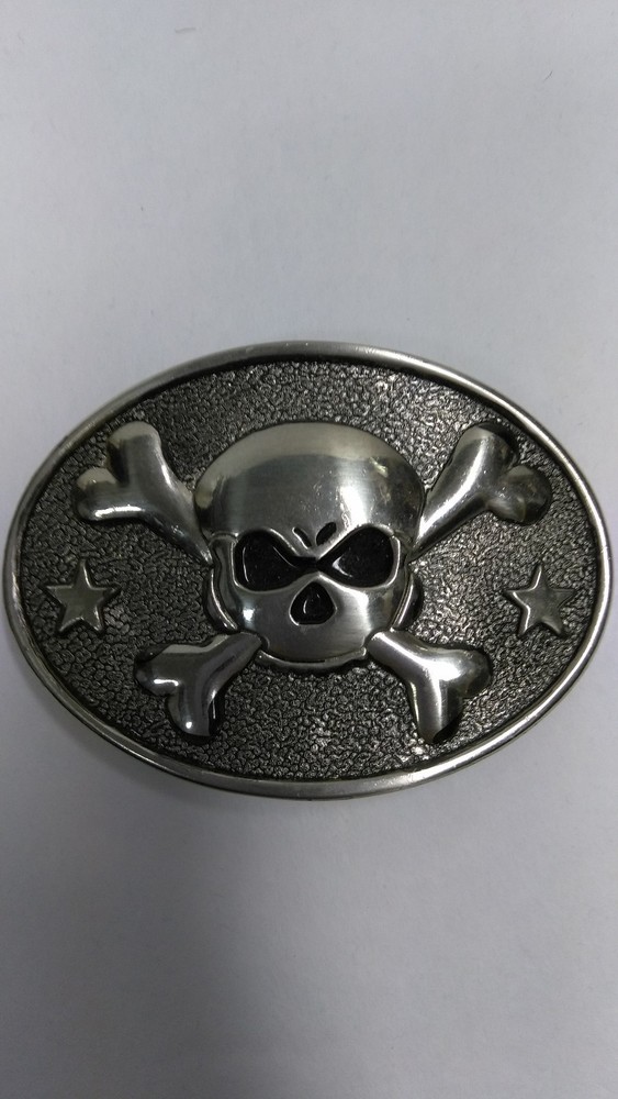 NEW SKULL & CROSSBONES BELT BUCKLE