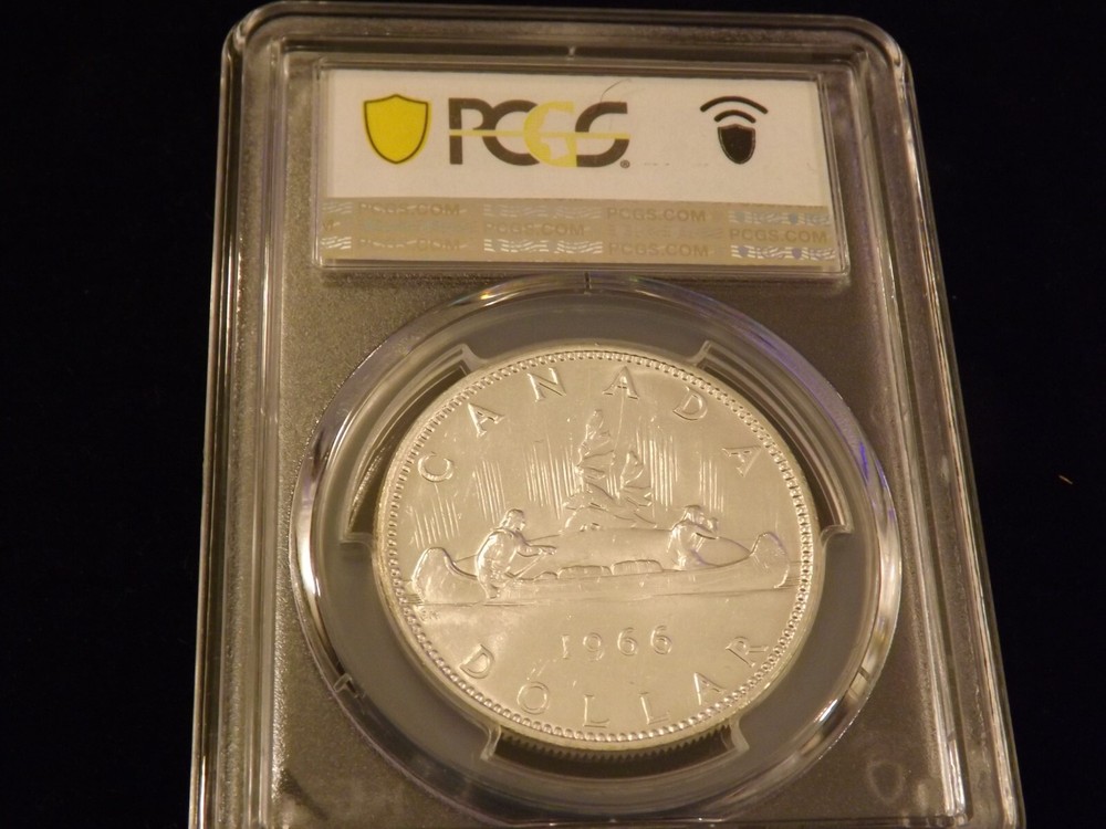 1966 S$1 Canada PCGS MS 61