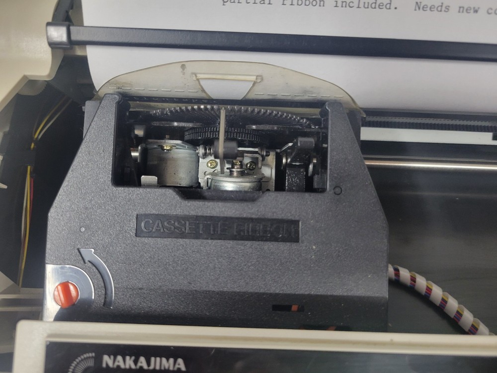 Nakajima WPT-66 Portable Electronic Word Processing Typewriter Tested