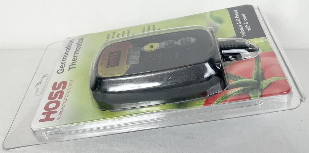 Hoss Germination Thermostat Controller Controls Heating Mats