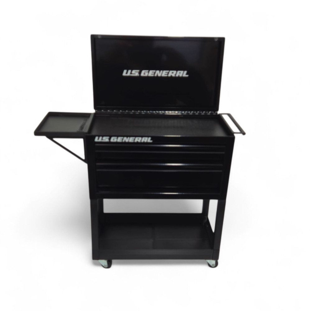 Mini Roll Cart, Side Tray & Handle Combo for US General Mini Tool Boxes