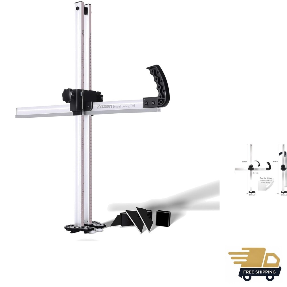 Drywall Cutting Tool, Foldable Drywall Cutter, Metric + Imperial Scale, Easy ...