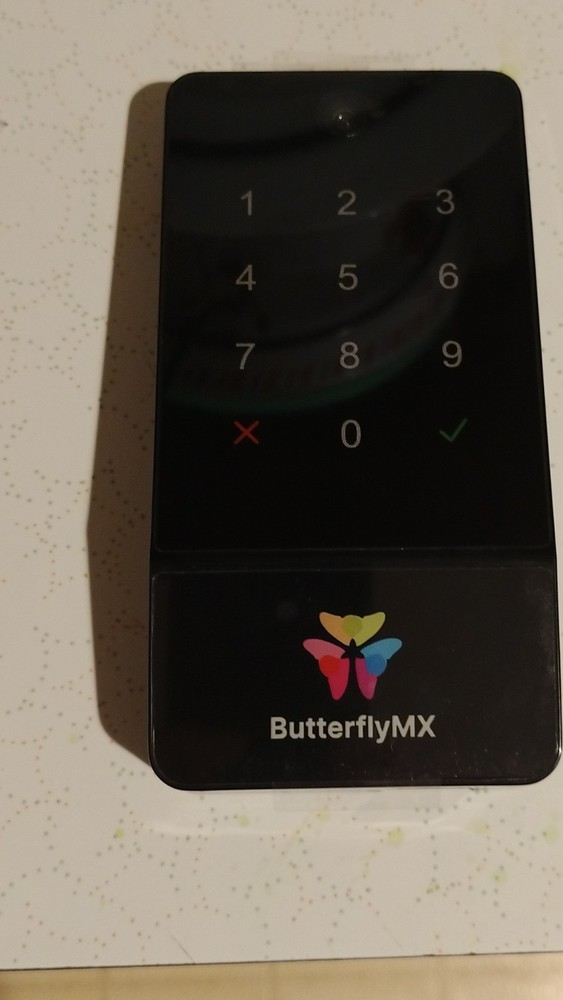 ButterflyMX Alpha Numeric Security Keypad Access Control Device Black