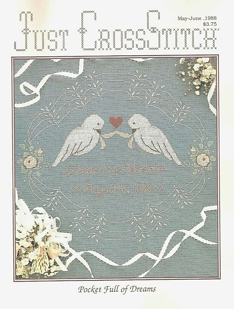 JUST CROSS STITCH MAGAZINE MAY - JUN 1988