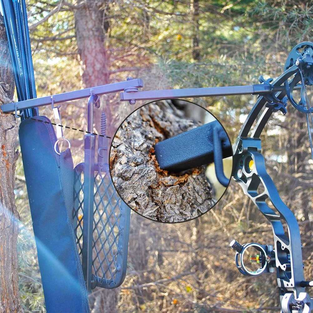 Highwild Tree Stand Bow Hanger Gear Holder Accessory A- Folding