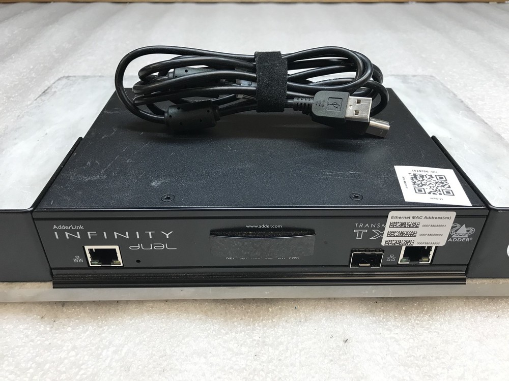 Adder ADDERLink INFINITY Dual ALIF2112T TX Transmitter No Power cable