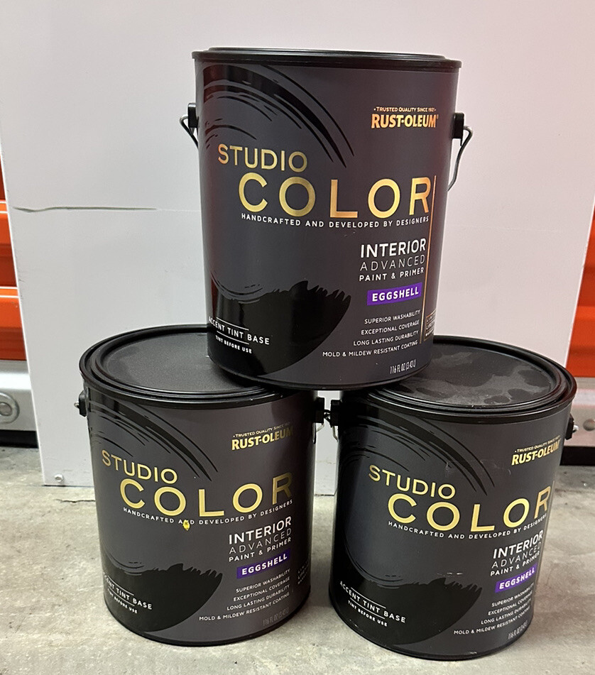 Rust-Oleum Studio Color Accent Tint Base Interior Paint Primer Eggshell 1 Gal