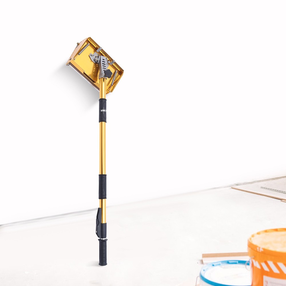 10" Drywall Taping Tools Flat Finishing Box Set w/ Extendable Handle