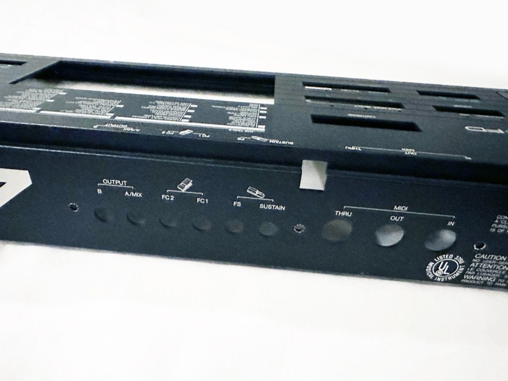 YAMAHA DX7 IIFD Original Top Side Frame Panel Unit. Great Condition !