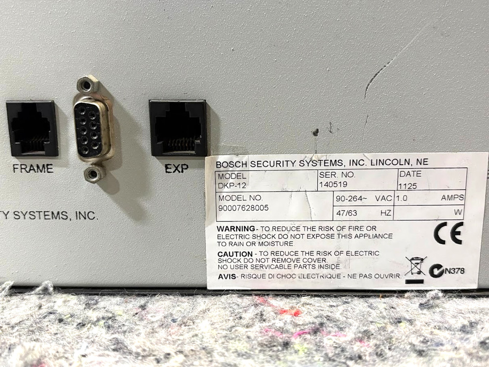Telex RTS DKP-12 MCP 12-Position Desktop Matrix Key Panel Intercom System