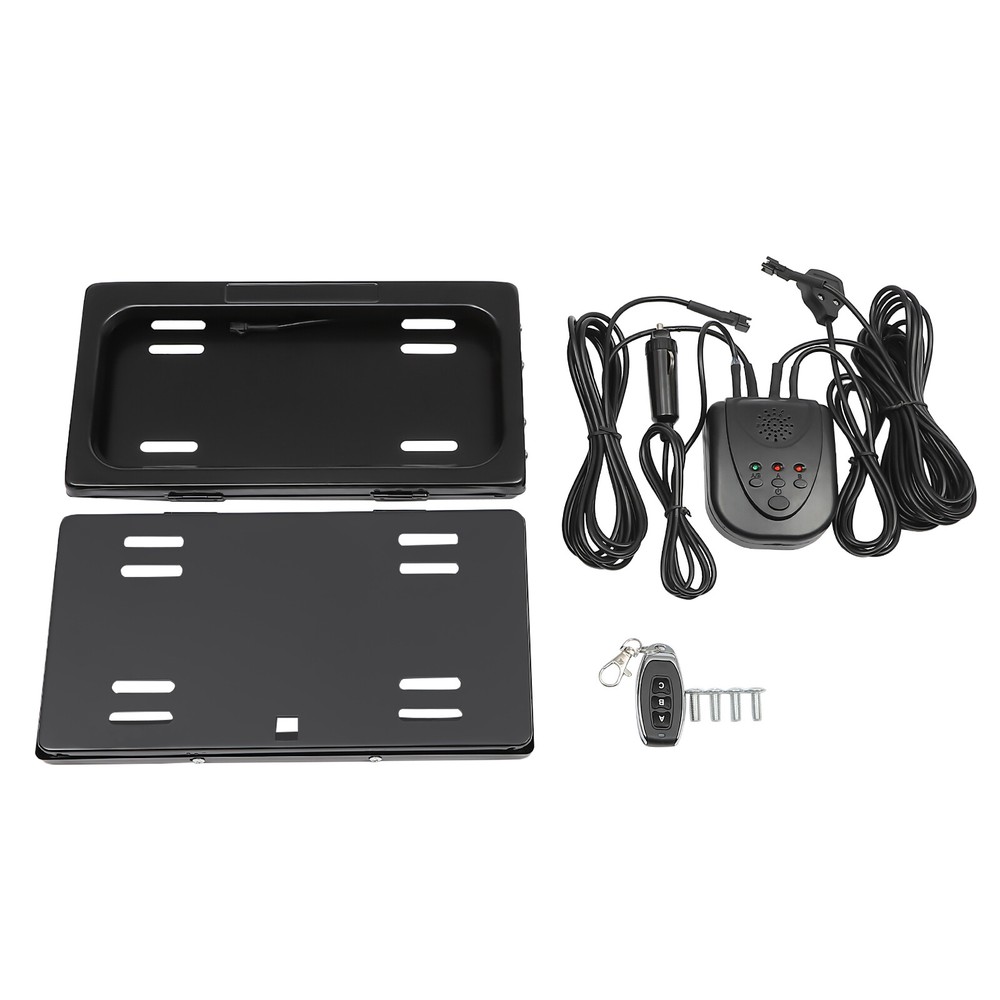 2PCS Rear License Plate Frames Universal License Plate Tag Holder, Front & Back