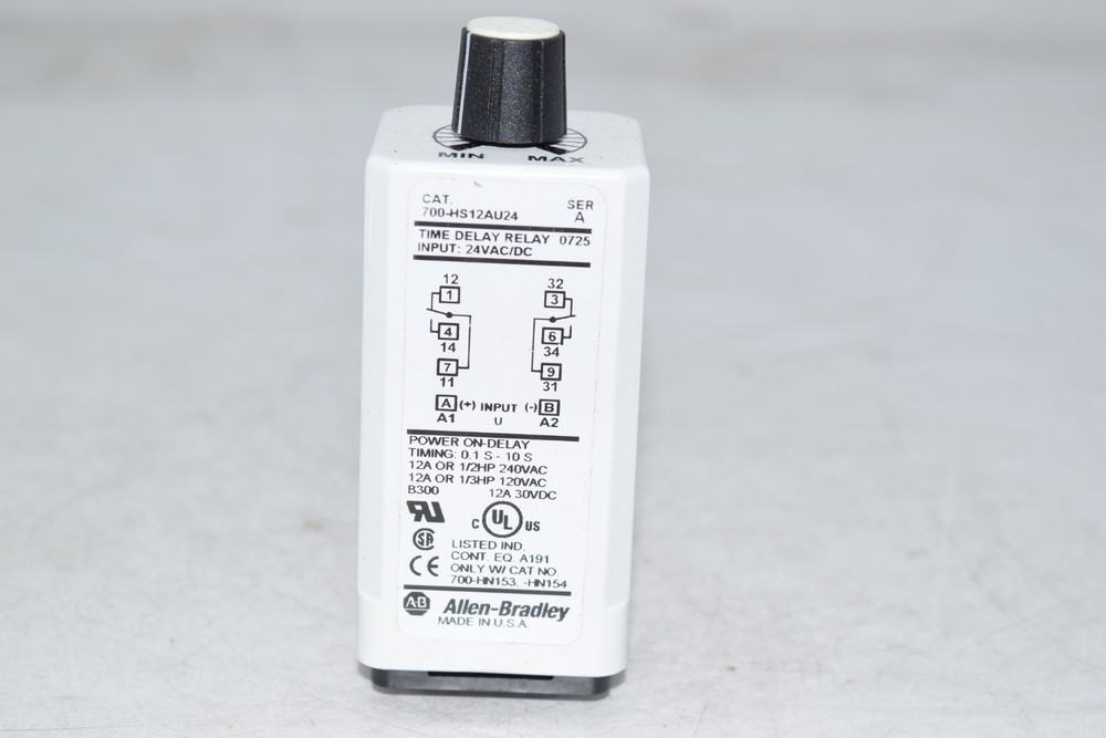NEW Allen Bradley 700-HS12AU24 Time Delay Relay