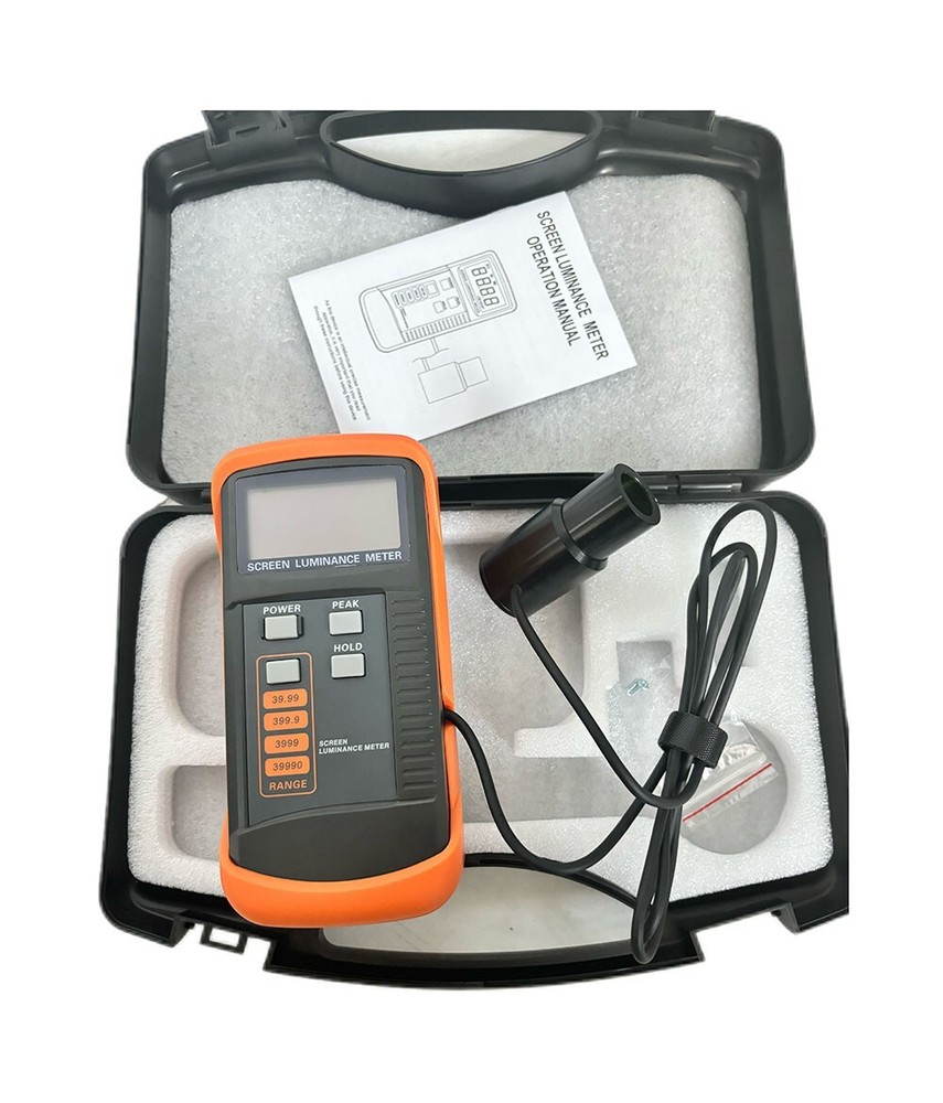Digital Screen Brightness Meter with Range 0.01-39990cd/m2 Linearity Error ±0.2%