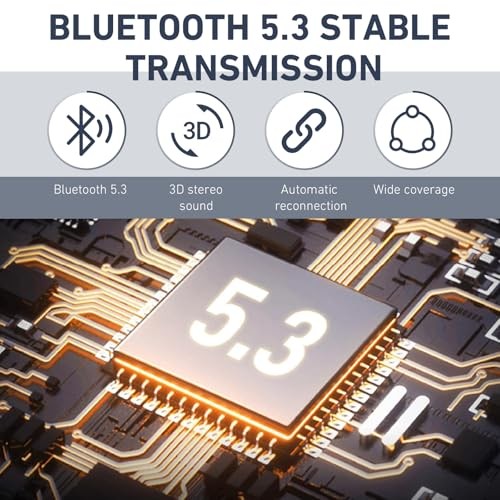 Car USB Bluetooth Receiver, 5.3 Chip Wireless FM Transmitter with LED Display,