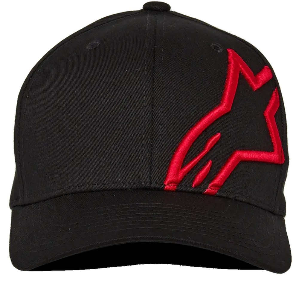 Alpinestars Corp 2 Shift Curved Flexfit Hat Black/Red