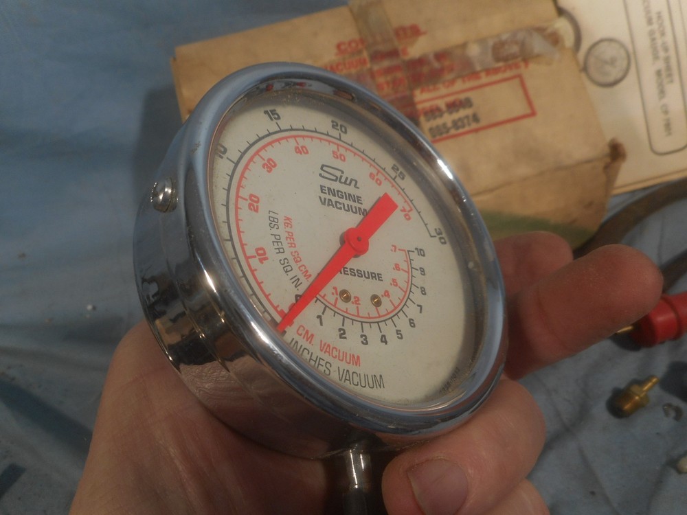 VTG Tester Gauges For Combustion Compression & Sun Engine Vacuum Model CP-7801