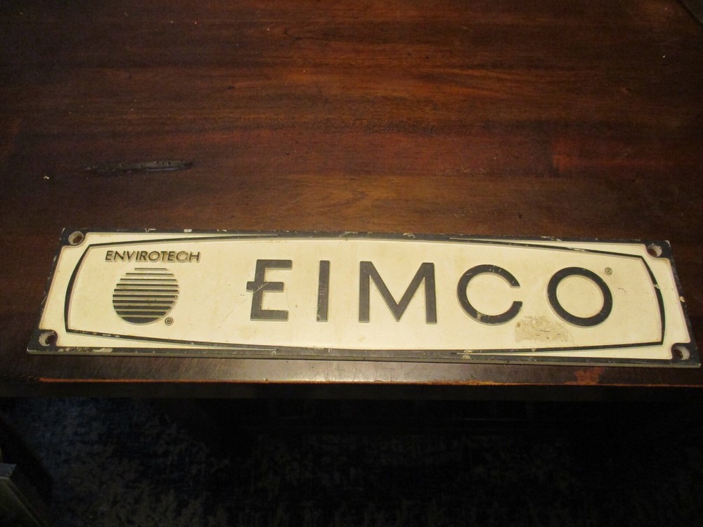 ENVIROTECH EIMCO Specializing in engineering and manufacturing process sign
