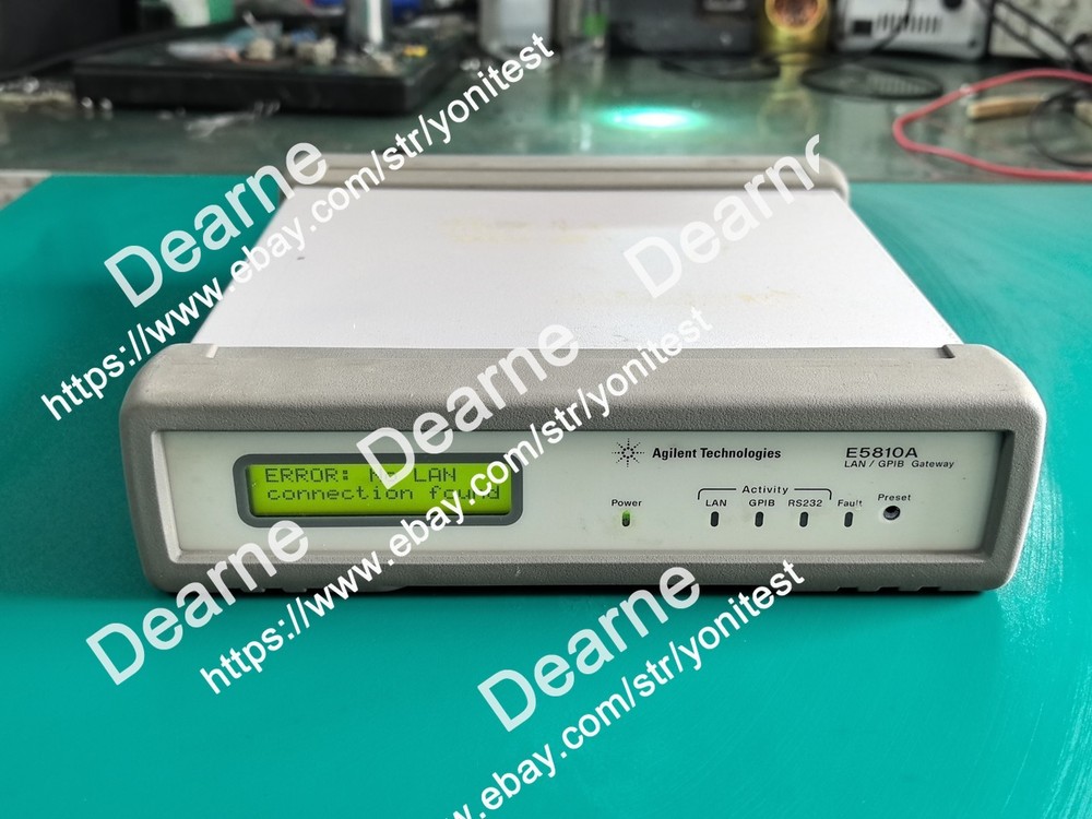 Agilent Keysight E5810A LAN GPIB Gateway Network Device (CWT44)