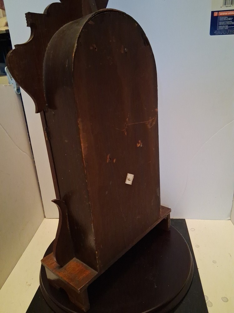 Antique E Ingraham Parlor Gingerbread Mantle Clock Working. Beautiful
