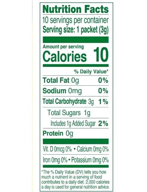 6 PACK True Citrus Lemon Lemonade Stevia Drink Mix - 60 Packets