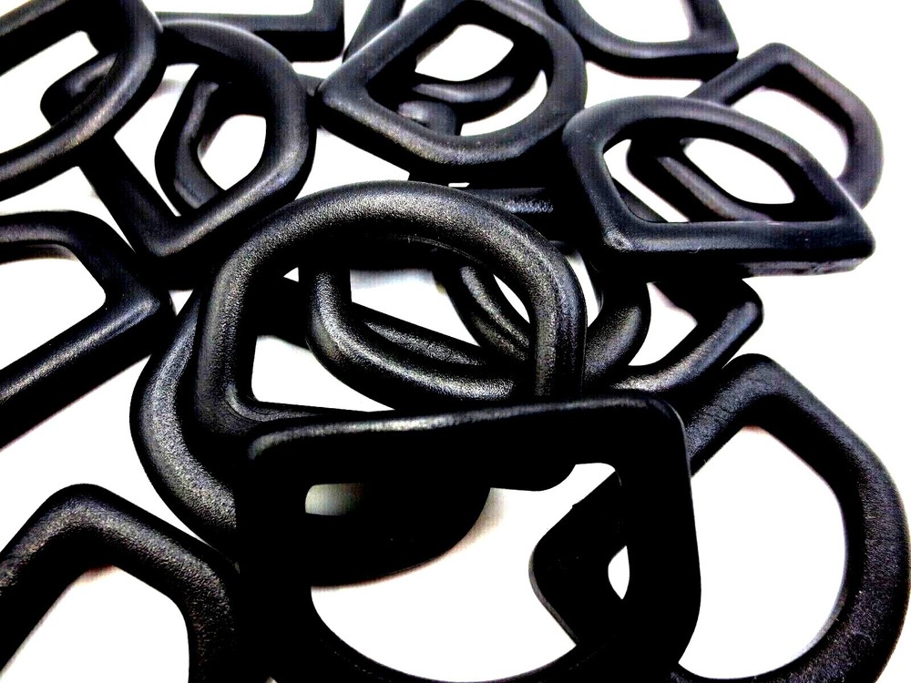 1" 25mm Wide Fit D Ring Plastic for Strap Clip Cord Webbing Sling Pack DURABLE