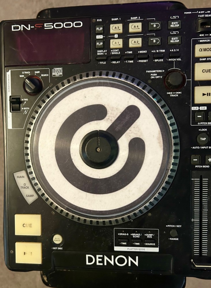 DENON CDJ DN-S5000 BLACK- TOGGLE FOR FAST FORWARD AND REWIND NOT WORKING