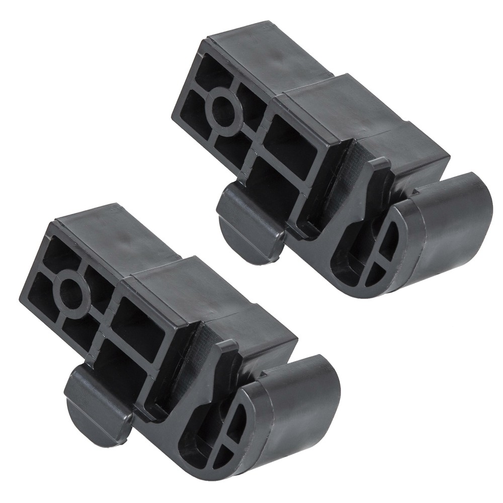 2 PACK For Pontoon Bimini Top Latch Black Plastic Connector Bracket #002957