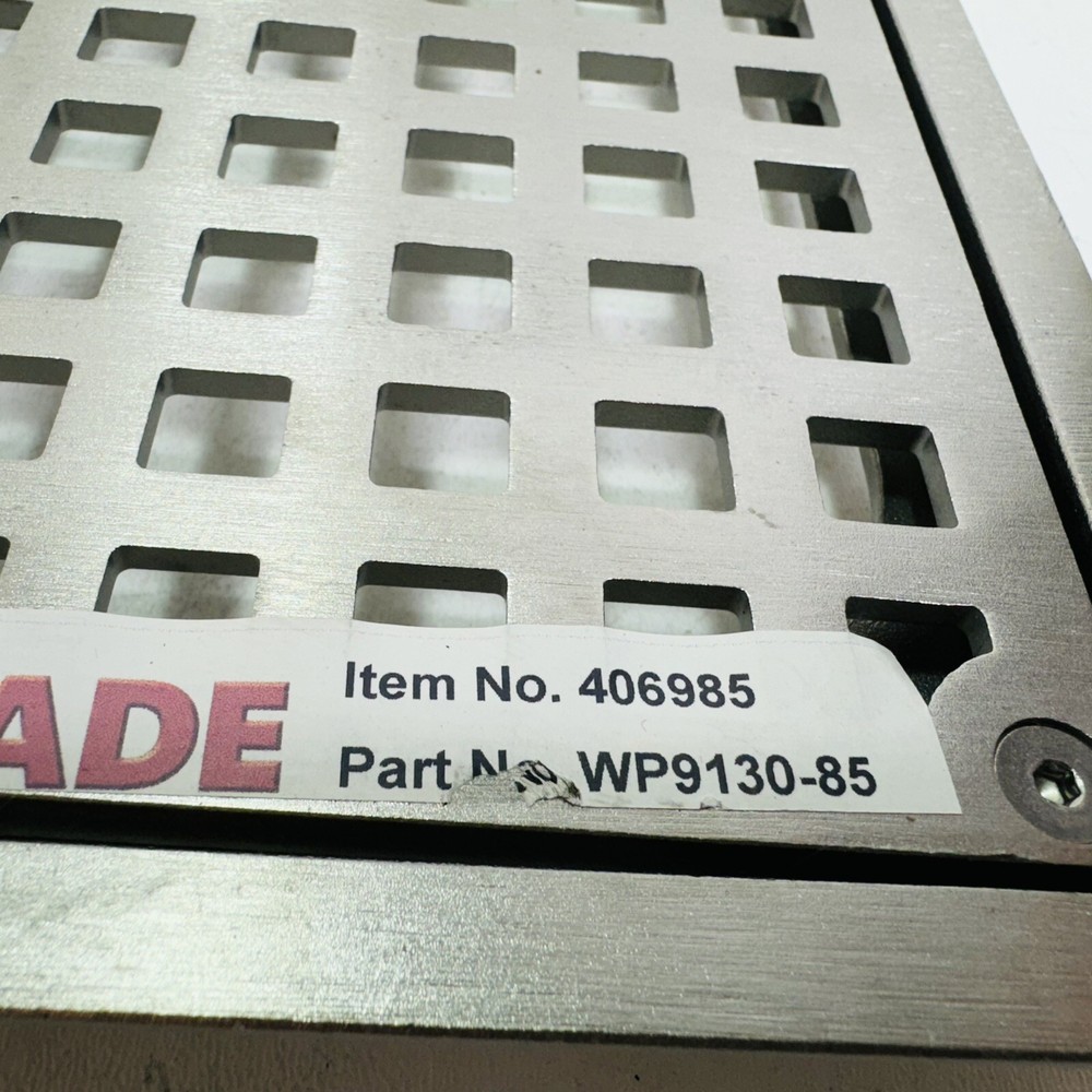 Wade Part # WP9130-85 Grate, 12" x 12" - NEW