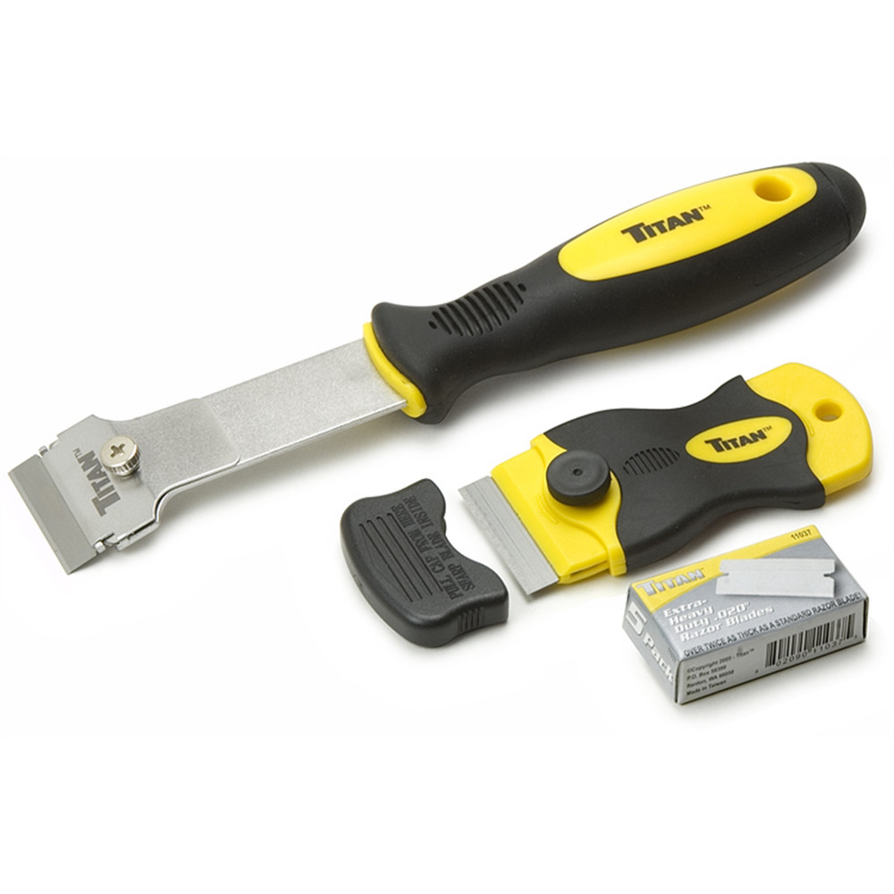 TITAN 2 Pc. Multi-Purpose Razor Scraper Set