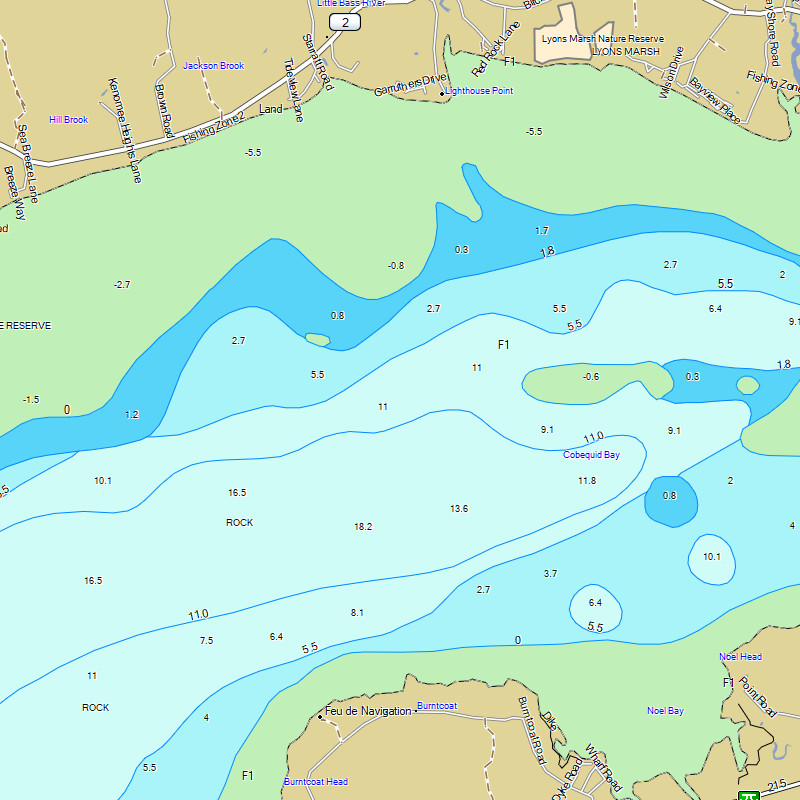TrakMaps Marine Canada Atlantic Coast - Garmin GPS Map