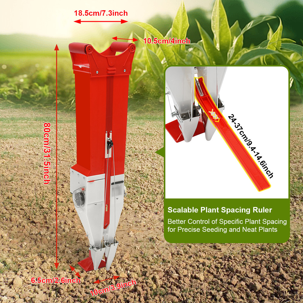 Handheld Applicator Fertilizer Corn Peanut Seed Seeder Garden Planter Tool