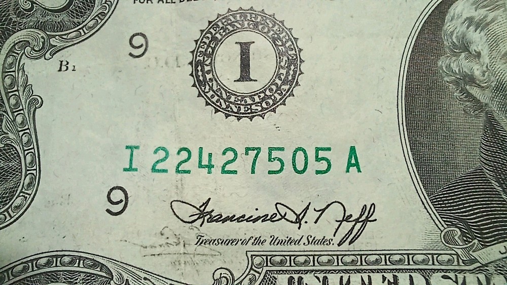 1976 $2 Bill |2xError| Ink Shift Error| Face2Face Ink Transfer| Mirrored Print