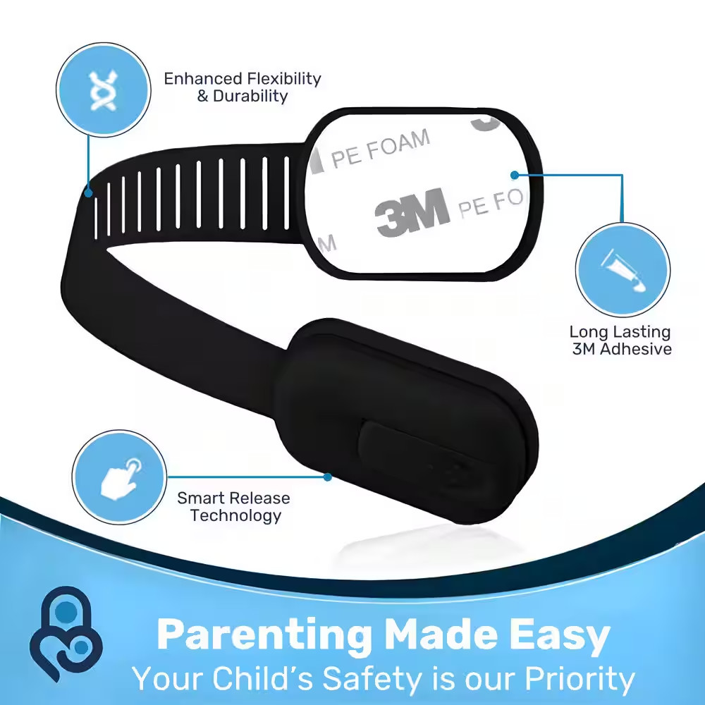 Adjustable Safety Strap-Black (12-Pack)