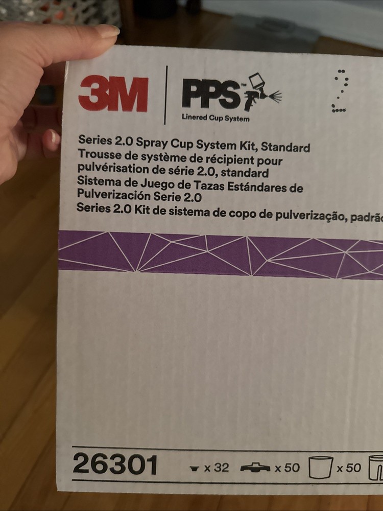3M PPS 2.0 SPRAY CUP SYSTEM 22OZ 125U FILTER MMM-26301