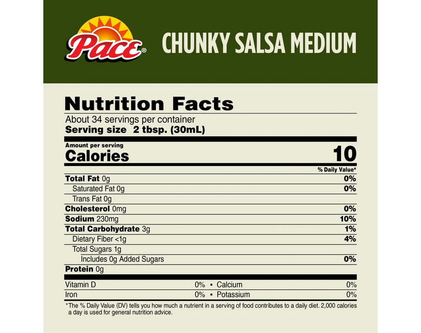 Pace Chunky Salsa, Medium, 38 oz., 2 ct.