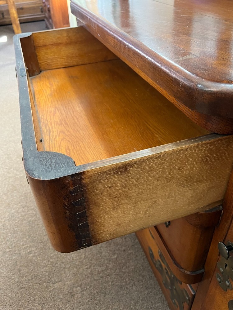 Antique Oak Victorian Buffet/Sideboard with mirror,
