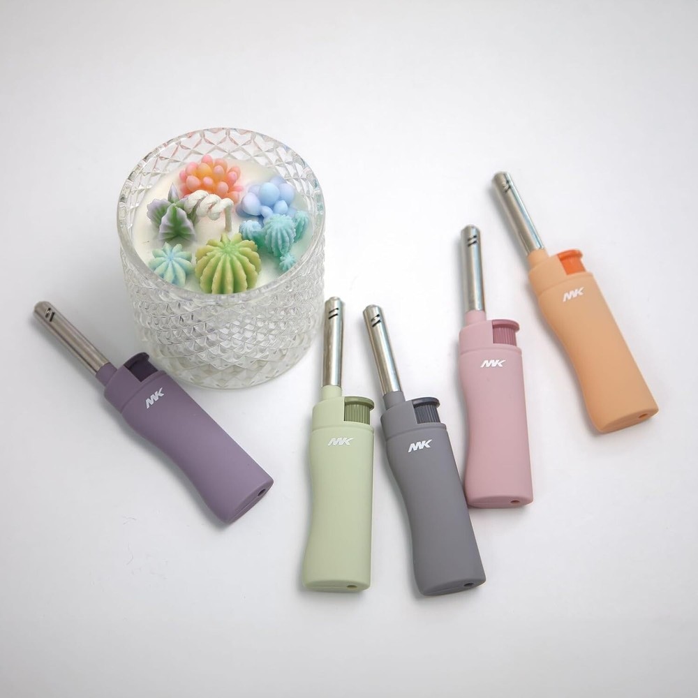 5-PACK MK Lighter Range Series, Pastel Set, Windproof (00841)