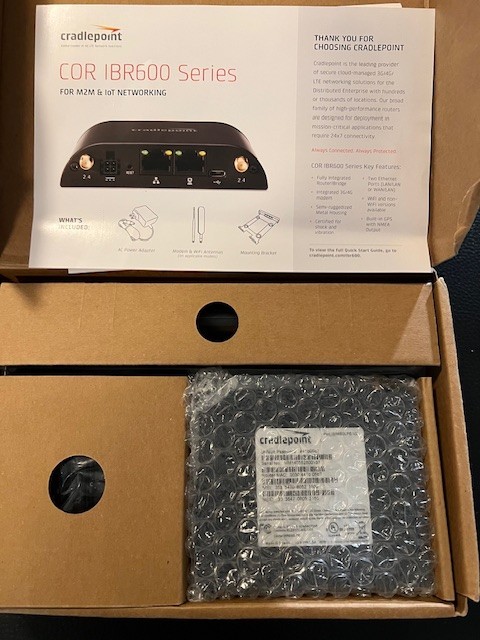 Cradlepoint IBR650LPE-AT New (Open box)