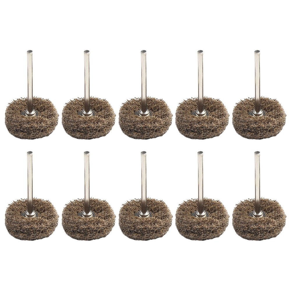 Achieve Smooth Finish with 10pcs Abrasive Buffing Wheels for Rotary Tools