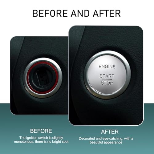 Car Engine Start Stop Button Switch, Start-Stop Switch Button, Replacement OEM