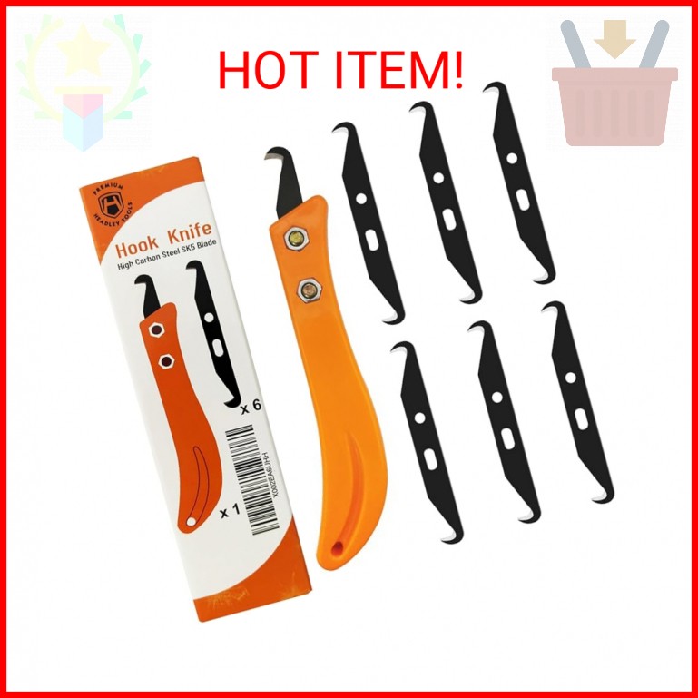 Hook Blade Utility Knife for Golf Grip Removal - Professional Tool