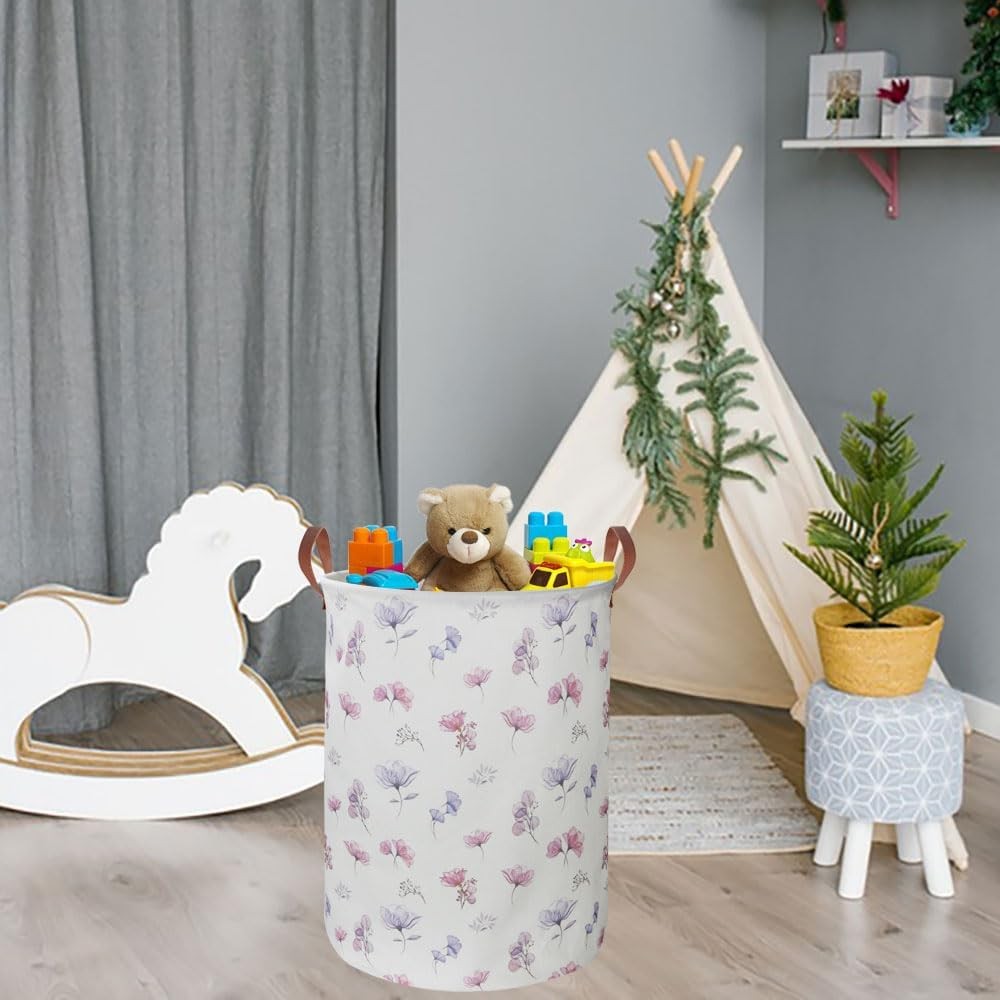19.7’’ Waterproof Foldable Laundry Basket, Nursery Hamper, Dirty Clothes Ham