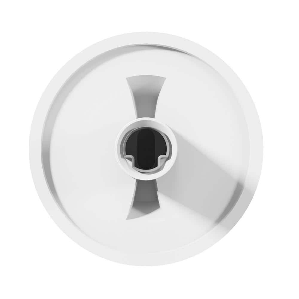 CADET White Twin Knob Com-Pak Plus/Com-Pak Heater Accessory