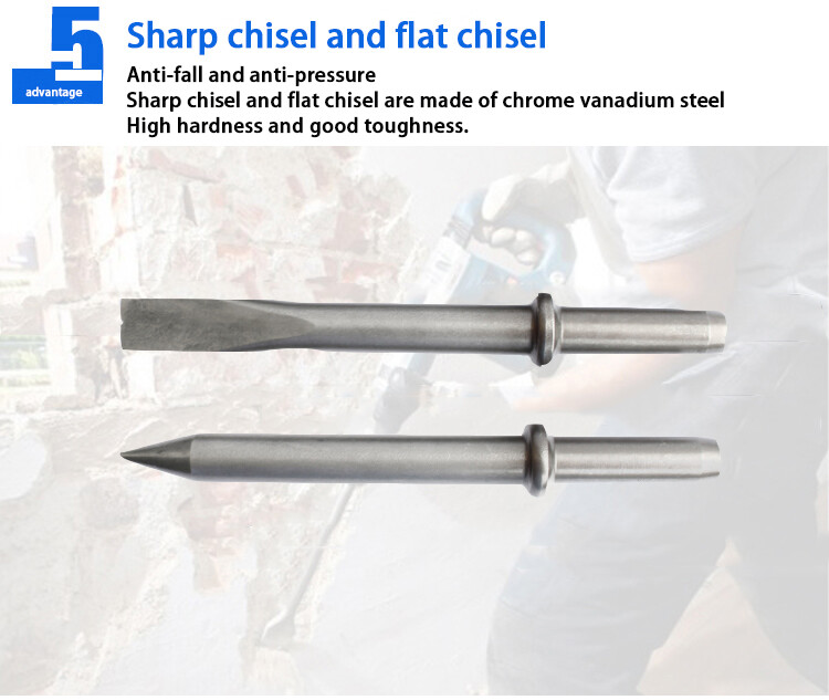 Industrial Powerful Air Shovel Handheld Small Rust Remover Pneumatic Tools C4