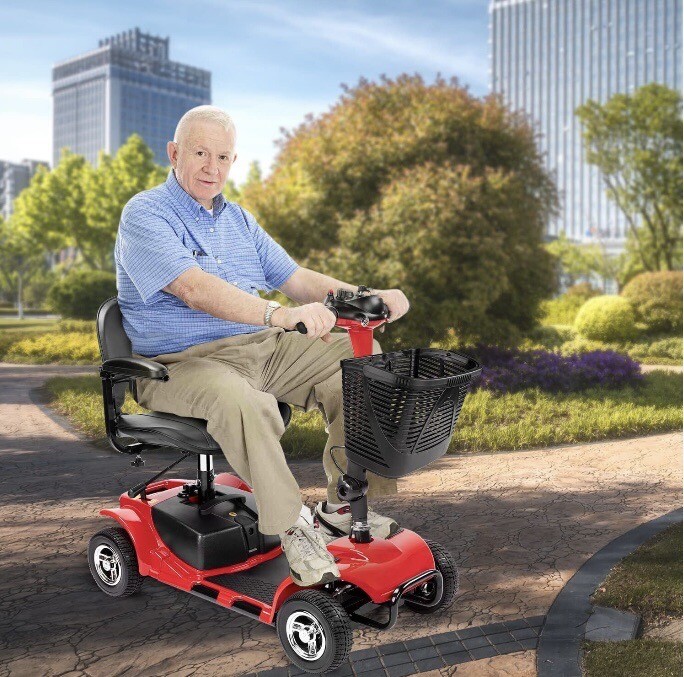 4 Wheel Mobility Scooter for Seniors