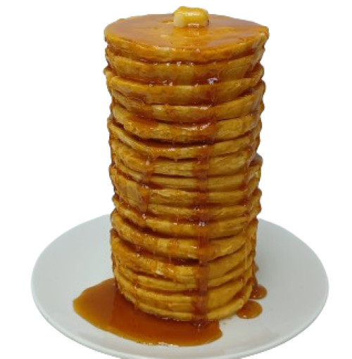 Display Fake Food Prop Jumbo 16 Stack Pancake Tower