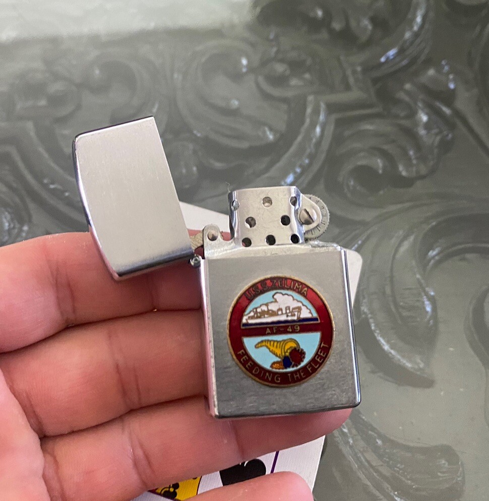 Penguin Lighter USS Zelima AF 49 We Feed the Fleet