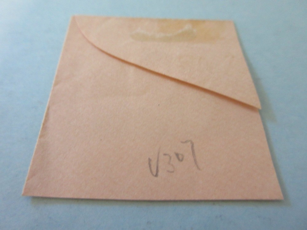 Unused US Scott # U307 Full Corner on Oriental Buff
