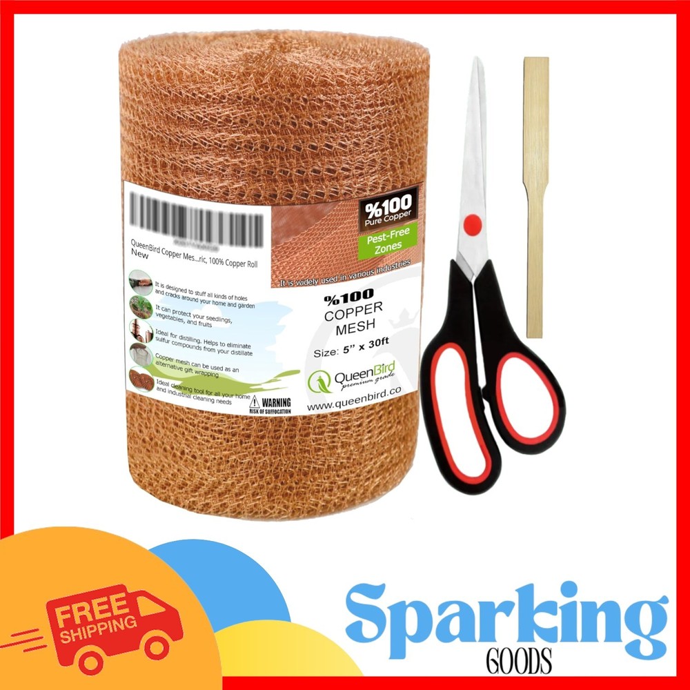 100% Copper Mesh 30 ft Roll - Innovative Rodent & Pest Control Solution