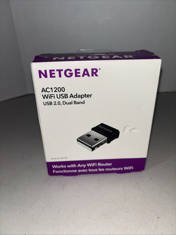 NETGEAR - Dual-Band Wireless- (AC1200) WiFi USB 2.0 Network Adapter - Black